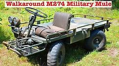 History of Army/Marine M274 Mechanical Mule or Military Mule & Walkaround