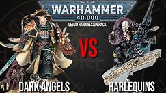 Dark Angels Vs Harlequins - Warhammer 40k 10th Edition!