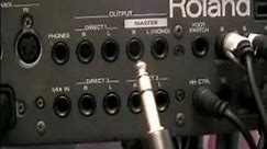 How to Play Electronic Drums : Output Connections: Virtual Drum Kits