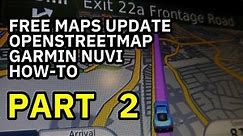Free maps update for Garmin nuvi howto using OpenStreetMap part 2