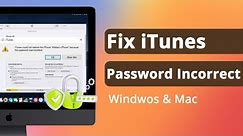iTunes Could Not Restore the iPhone Because Password was Incorrect? Solved 2024