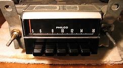 Philco Ford Car Radio Repair and Alignment