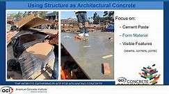 Using Structural Concrete as Architectural Concrete