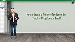 Creating Templates to generate Invoices