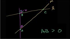 Parallel lines & corresponding angles proof