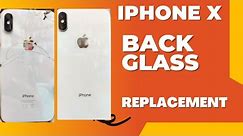 iphone x back glass replacement without heat gun, iphone x back glass replacement black to white,