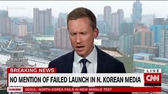 N. Korean missile test fails, officials say