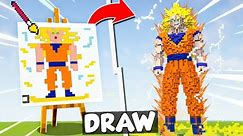 NOOB vs PRO: DRAWING BUILD COMPETITION in Minecraft [Episode 2]
