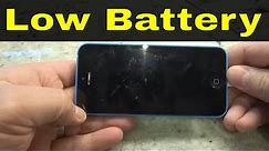 Iphone Stuck On Low Battery Screen-How To Fix It