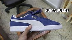 Puma Suede Classic ( Blue ) On-feet and Review