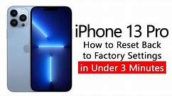 How to factory Reset iPhone 11,12,13,14 without lossing data without computer