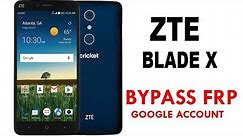 ZTE Blade X Max Android 7.1.1 FRP/Google Bypass FRP Unlock without PC 100% Work