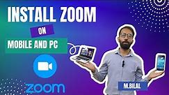 How to download and install Zoom app in Mobile and PC | complete method | ss world