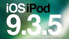 How to Update to iOS 9.3.5 iPod touch - update directly from iPod settings