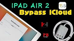 All iPad Air 2 iOS 15.5 Bypass iCloud id With DCSD Cables By HFZ Activator Bypass iCloud iOS 15.6