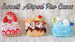How to crochet Sweets Airpod Pro Cases (US English Pattern)(Free Pattern)