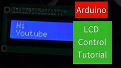 Arduino LCD control from serial monitor