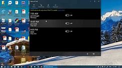 Windows 10 Alarm and Clock app World Time Timer Stopwatch and Alarm