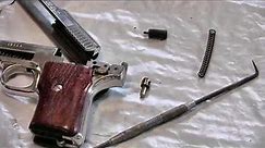Disassembly American Firearms 25 ACP pistol