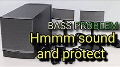 bose companion 5 bass problem repair || ic explain