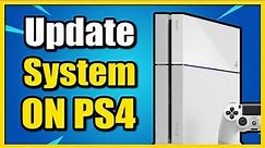 How to Install & Update System Software on PS4 Console (Fresh Copy)