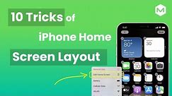 10 Tricks of iPhone Home Screen Layout (iPhone X - iPhone 15) | Mobitrix
