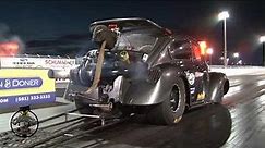 Black Mamba Rotary Powered VW Bug making Test Hits @ Palm Beach International Raceway