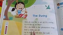 Class 2nd living English poem The Swing🌴