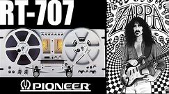 DEMO - Pioneer RT-707 4-Track Stereo Reel To Reel Tape Deck - Zappa/ Supertramp Samples