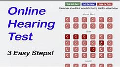 Online Hearing Test in 3 Easy Steps