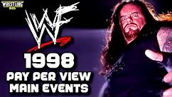 Every WWF Pay Per View Main Event of 1998