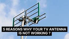 5 Reasons Why Your TV Antenna Is Not Working