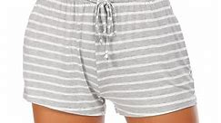 KISSGAL Women's Pajama Shorts Drawstring Lounge Pants with Pockets Pj Bottoms Stretchy Sleep Shorts S-XXL