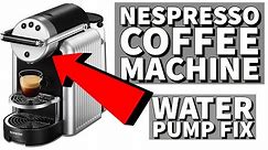 This is the BEST Tip for Fixing a Nespresso Coffee Pod Machine That Won't Pump Water!