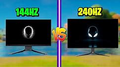 240hz vs 144hz Which To Use For Fortnite