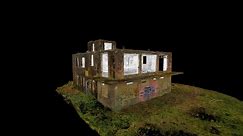 Laser Scan animation of RAF Ibsley control tower