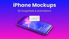 Create awesome 3D iPhone mockups in under 2 minutes
