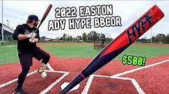 Hitting with the 2022 EASTON ADV HYPE | BBCOR Baseball Bat Review