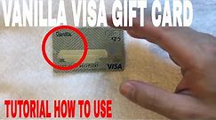 ✅ How To Use Vanilla Visa Gift Card Overview From Start To Finish 🔴