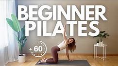 60 MIN FULL BODY PILATES WORKOUT FOR BEGINNERS (No Equipment)