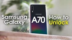 Samsung Galaxy A70 How to Unlock and Use with Any Carrier