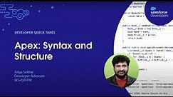 Apex: Syntax and Structure | Developer Quick Takes