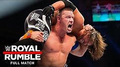 FULL MATCH - AJ Styles vs. John Cena - WWE Championship Match: Royal Rumble 2017