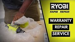 Service Like NEVER BEFORE! | RYOBI Rapid Repair
