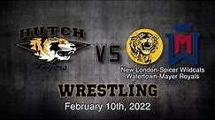 Hutch Tigers Wrestling vs New London-Spicer and Watertown-Mayer 02/10/2022