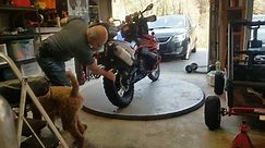 Check Out This DIY Motorcycle Turntable