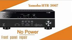 yamaha av receiver | YAMAHA HTR 3067 front panel fix | home audio | av receiver | 5.1 sound test