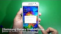 Samsung Galaxy Grand Prime Pattern Unlock
