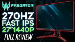 THIS 270Hz IPS Monitor Is GREAT At Everything(Acer Predator XB273U GX - 1440p 270Hz)