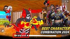 Top 4 Secret Best Character Combination 😱 For Free Fire BR Ranked & CS Ranked FF Best Combination
